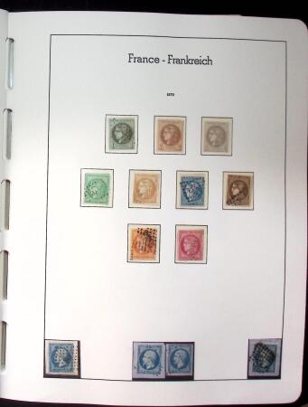 1849-2004 Collection de France en 4 albums Leuchtturm,