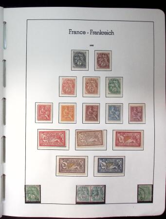 1849-2004 Collection de France en 4 albums Leuchtturm,