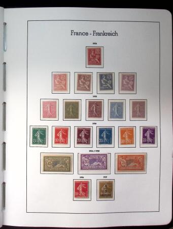 1849-2004 Collection de France en 4 albums Leuchtturm,