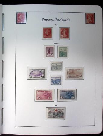 1849-2004 Collection de France en 4 albums Leuchtturm,
