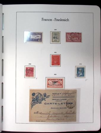 1849-2004 Collection de France en 4 albums Leuchtturm,