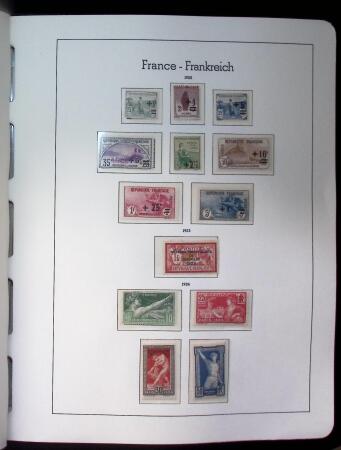 1849-2004 Collection de France en 4 albums Leuchtturm,