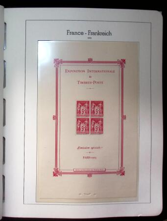 1849-2004 Collection de France en 4 albums Leuchtturm,