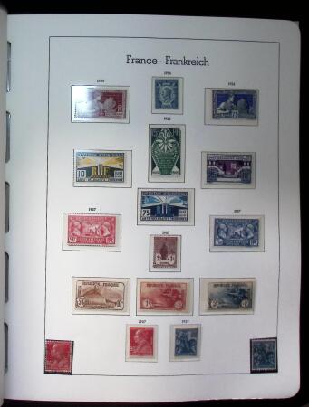 1849-2004 Collection de France en 4 albums Leuchtturm,