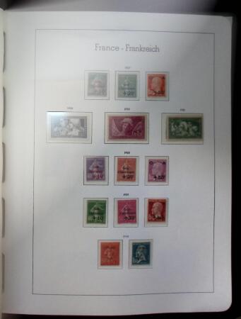 1849-2004 Collection de France en 4 albums Leuchtturm,