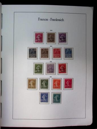 1849-2004 Collection de France en 4 albums Leuchtturm,