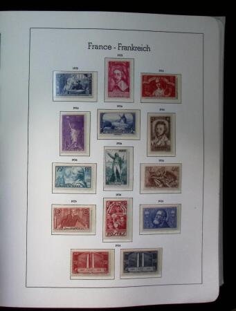 1849-2004 Collection de France en 4 albums Leuchtturm,