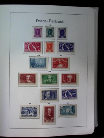 1849-2004 Collection de France en 4 albums Leuchtturm,