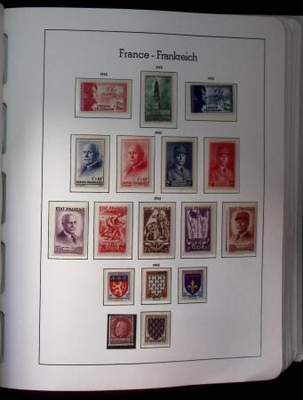 1849-2004 Collection de France en 4 albums Leuchtturm,