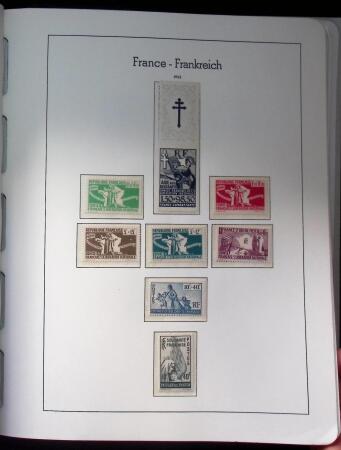 1849-2004 Collection de France en 4 albums Leuchtturm,