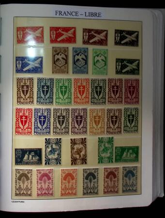 1849-2004 Collection de France en 4 albums Leuchtturm,