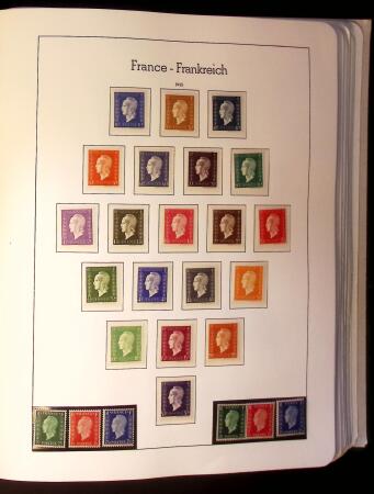 1849-2004 Collection de France en 4 albums Leuchtturm,