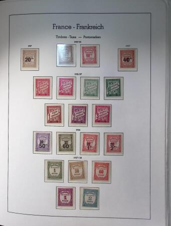 1849-2004 Collection de France en 4 albums Leuchtturm,