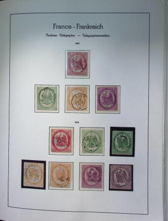 1849-2004 Collection de France en 4 albums Leuchtturm,