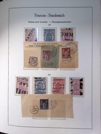 1849-2004 Collection de France en 4 albums Leuchtturm,
