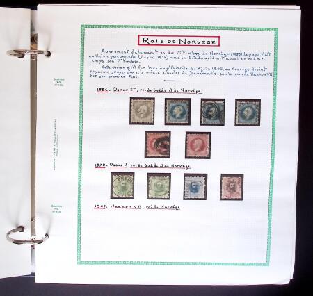1865-2010, SCANDINAVIA: Mixed lot in 11 stockbooks