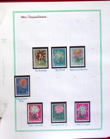 1894-2005, ASIA: Various countries in 8 albums a stockbooks