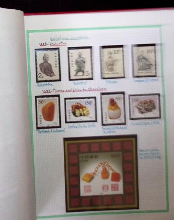 1894-2005, ASIA: Various countries in 8 albums a stockbooks