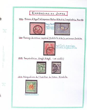 1894-2005, ASIA: Various countries in 8 albums a stockbooks