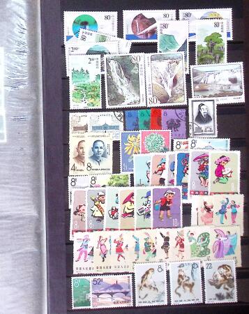 1894-2005, ASIA: Various countries in 8 albums a stockbooks
