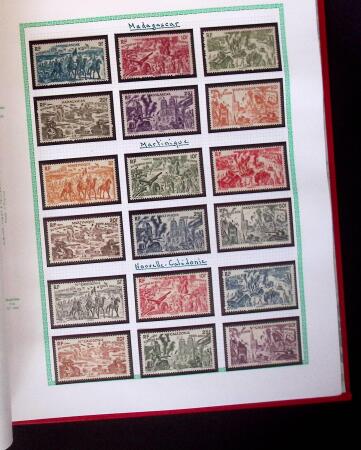 1880-2012, Ensemble de colonies françaises en 19 albums