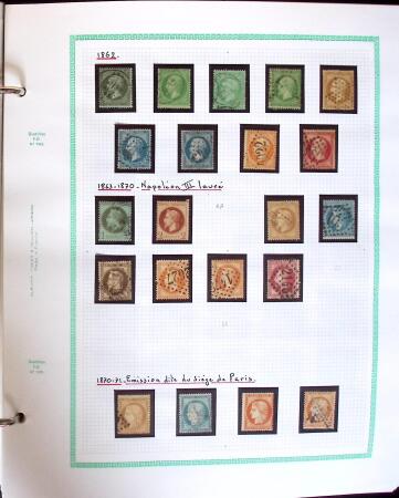 1849-2000, Collection de France en 16 albums et classeurs,