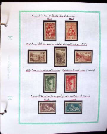 1849-2000, Collection de France en 16 albums et classeurs,