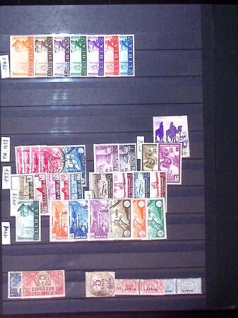 1860-1980, Selection of countries on album pages with