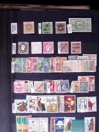 1860-1980, Selection of countries on album pages with