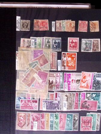 1860-1980, Selection of countries on album pages with