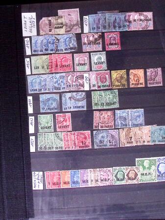 1860-1980, Selection of countries on album pages with