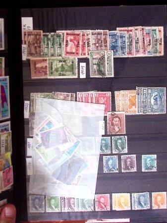 1860-1980, Selection of countries on album pages with