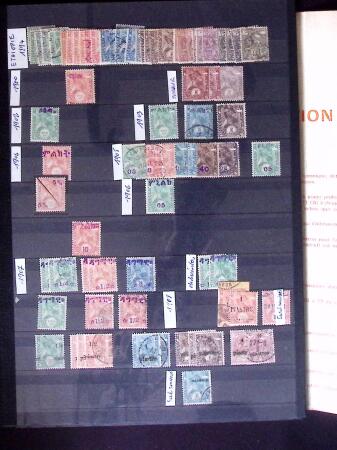 1860-1980, Selection of countries on album pages with