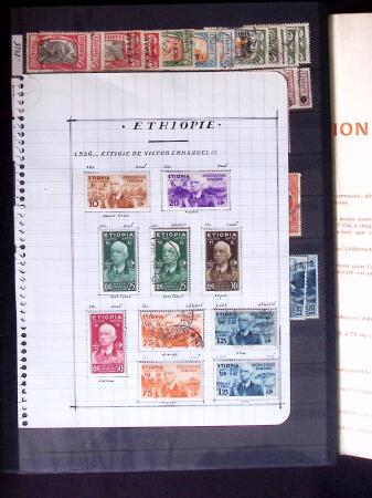 1860-1980, Selection of countries on album pages with