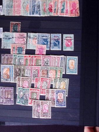 1860-1980, Selection of countries on album pages with