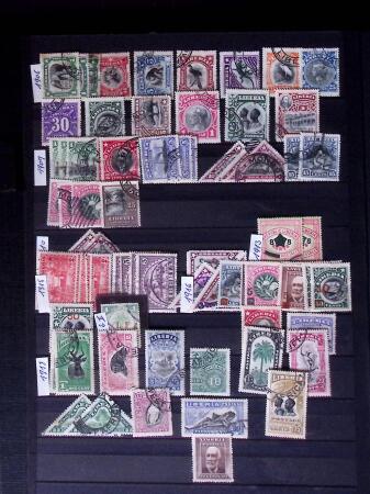 1860-1980, Selection of countries on album pages with