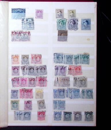 1849-2004 BENELUX selection in 11 stockbooks with strength