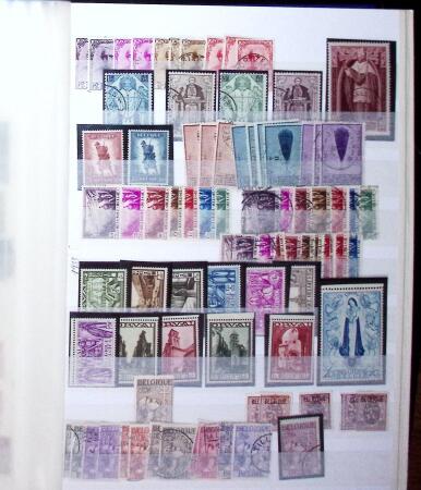 1849-2004 BENELUX selection in 11 stockbooks with strength