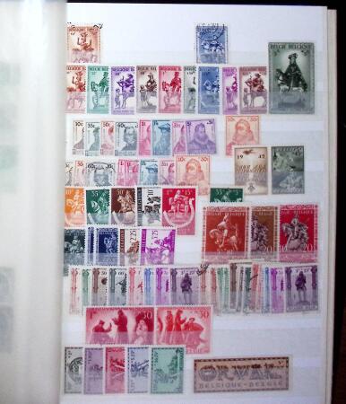 1849-2004 BENELUX selection in 11 stockbooks with strength
