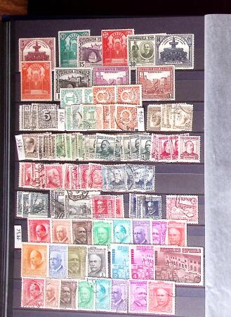 1850-2000, Selection of Spain in six stockbooks showing