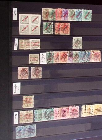 1850-2000, Selection of Spain in six stockbooks showing