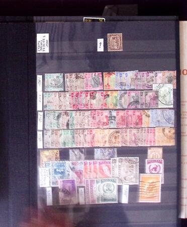 1855-1995 BRITISH EMPIRE selection on stockpages showing