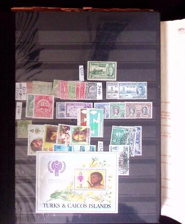 1855-1995 BRITISH EMPIRE selection on stockpages showing