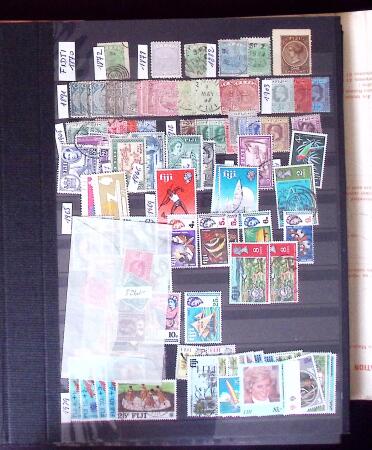 1855-1995 BRITISH EMPIRE selection on stockpages showing