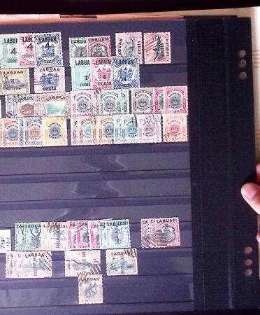 1855-1995 BRITISH EMPIRE selection on stockpages showing