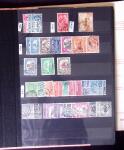 1855-1995 BRITISH EMPIRE selection on stockpages showing