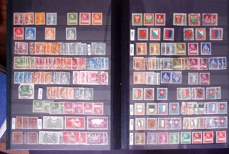 1850-1997, Selection of Switzerland in seven stockbooks