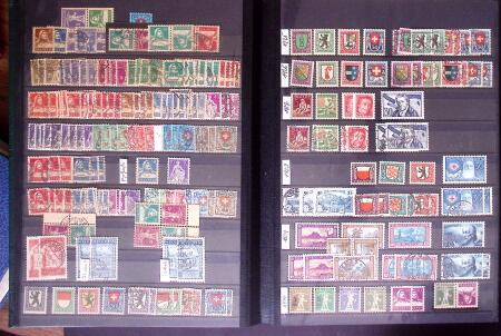 1850-1997, Selection of Switzerland in seven stockbooks