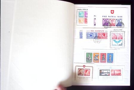 1850-1997, Selection of Switzerland in seven stockbooks