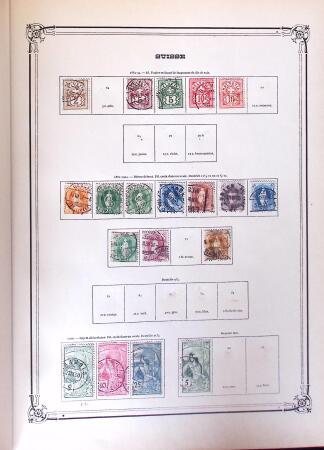 1850-1997, Selection of Switzerland in seven stockbooks